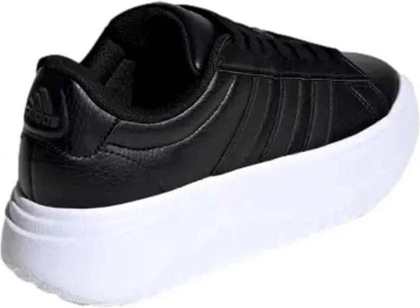 Adidas Grand Court Platforma Slippers Black Dames