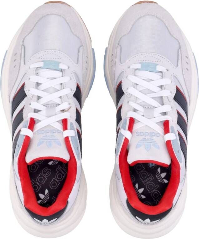Adidas Grey Dash Low Sneaker Scarlet