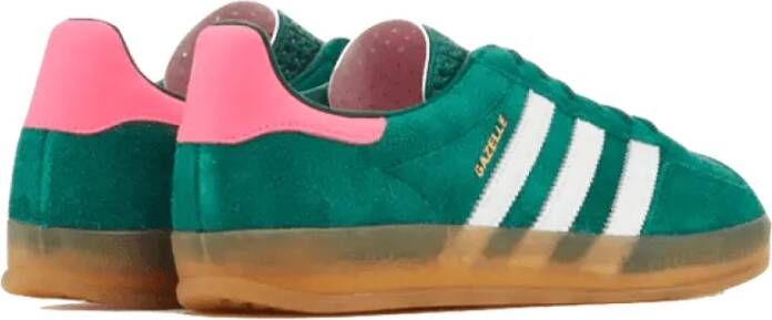 Adidas Groen Roze Indoor Sneakers Retro Stijl