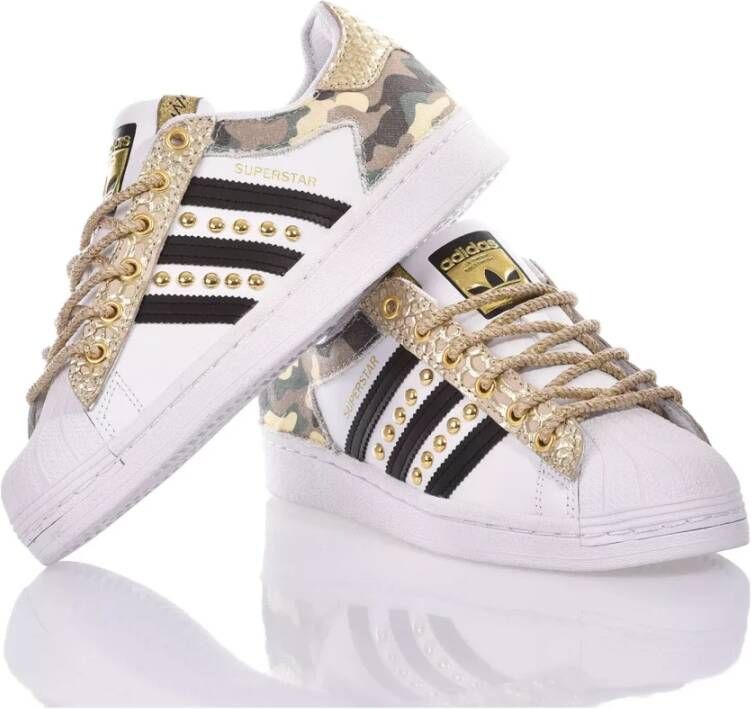 Adidas Handgemaakte Camo Gouden Sneakers Multicolor Dames