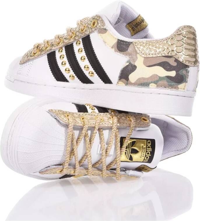 Adidas Handgemaakte Camo Gouden Sneakers Multicolor Dames