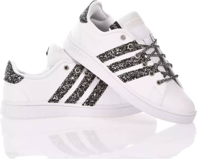 Adidas Handgemaakte Dames Sneakers Wit Zwart Multicolor Dames