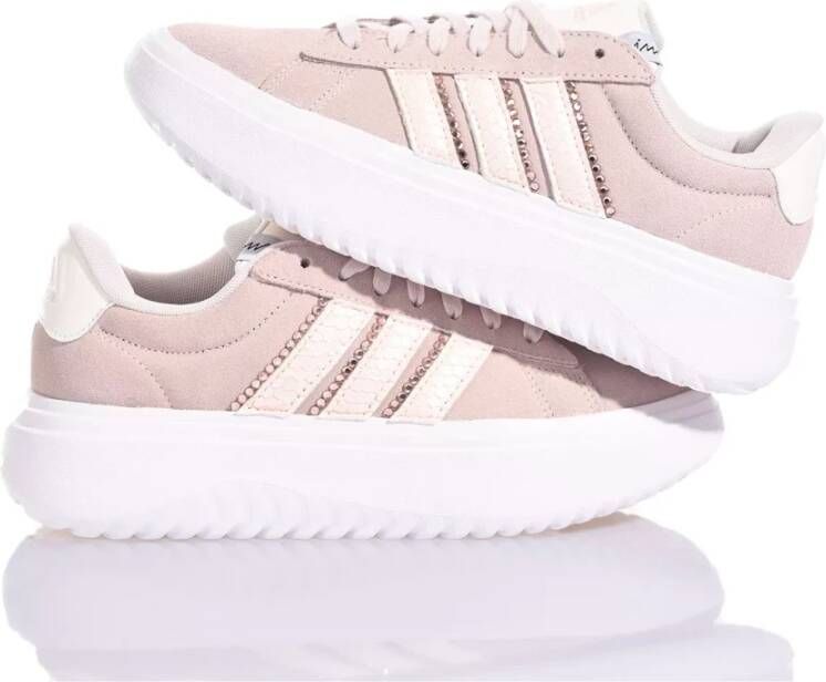 Adidas Handgemaakte Roze Sneakers Aangepaste Damesschoenen Pink Dames