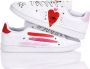 Adidas Handgemaakte Wit Rode Sneakers Multicolor Heren - Thumbnail 3