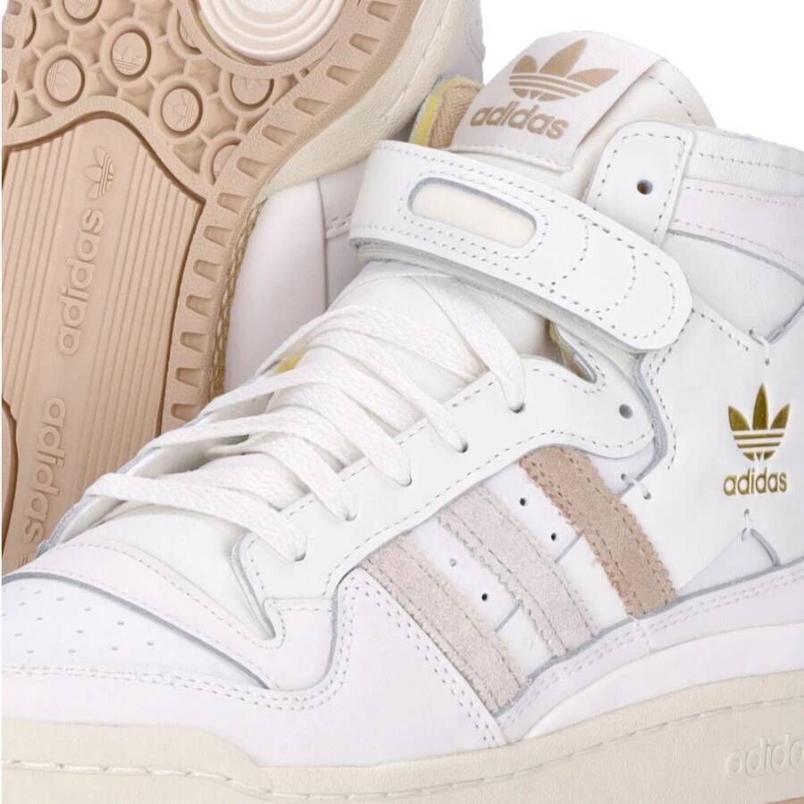 Adidas Hoge Basketbalschoen met X Design White Heren