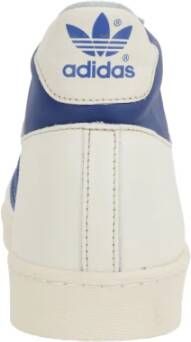 Adidas Hoge leren sneaker in ecru Blue Heren
