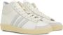 Adidas Hoge Sneaker in Ivoor en Grijs Suède White Heren - Thumbnail 4