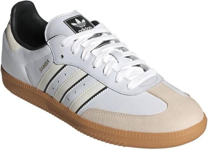 Adidas Klassieke lage leren sneakers White Heren