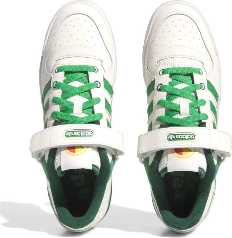 Adidas Originals Forum Low Schoenen Cloud White Collegiate Green Cloud White - Foto 13