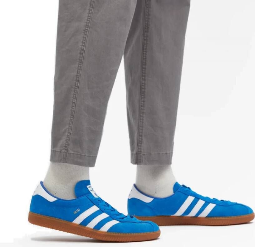Adidas Koninklijk Blauwe Metallic Sneakers Blue Heren