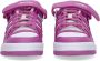 Adidas Lage Basketbalschoen Wit Paars Purple Heren - Thumbnail 5