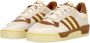 Adidas Lage Leren Sneaker met Iconische Strepen White Heren - Thumbnail 13