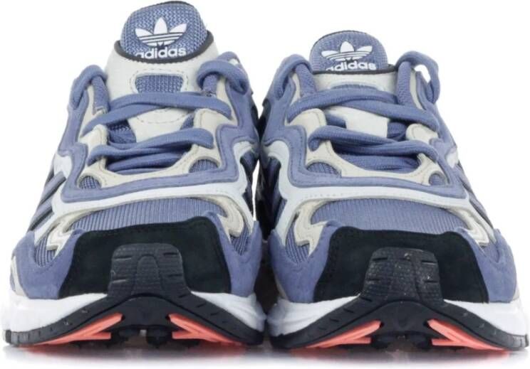 Adidas Lage Schoen in Raw Indigo Zwart Purple Heren