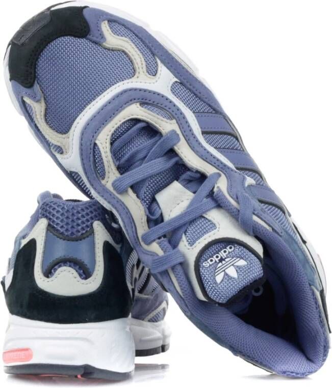 Adidas Lage Schoen in Raw Indigo Zwart Purple Heren