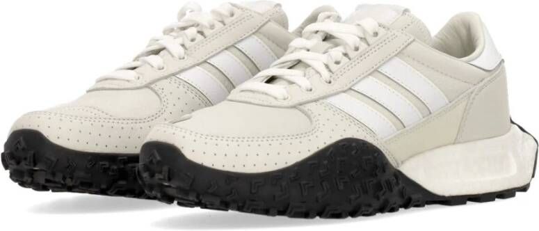 Adidas Lage Sneaker Wit Mesh Boost Tussenzool White Heren