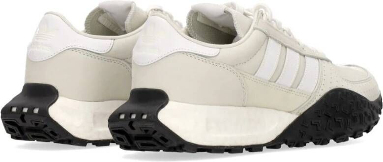 Adidas Lage Sneaker Wit Mesh Boost Tussenzool White Heren