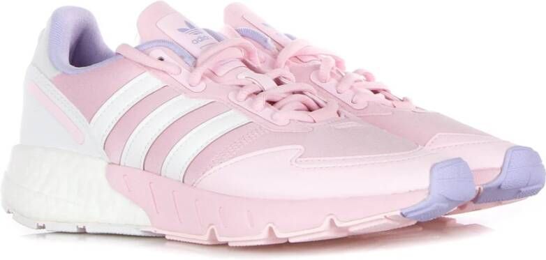 Adidas ZX 1K Boost Schoenen Clear Pink Cloud White Violet Tone Dames - Foto 5