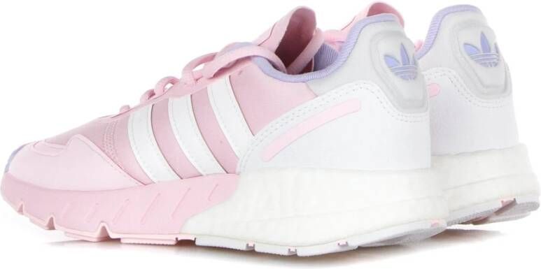 Adidas ZX 1K Boost Schoenen Clear Pink Cloud White Violet Tone Dames - Foto 8