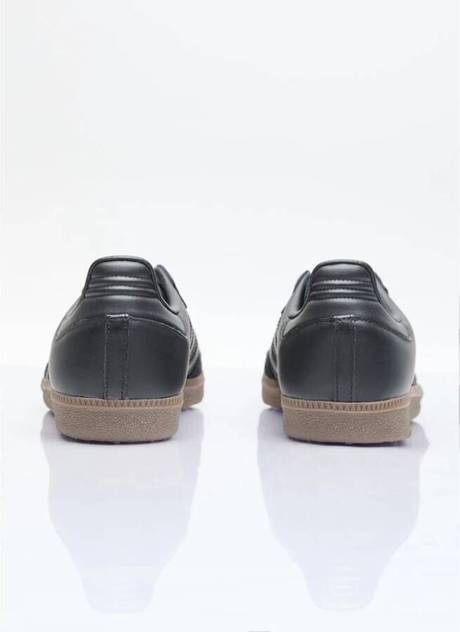 Adidas Leren sneakers met suède neuspaneel Black Heren
