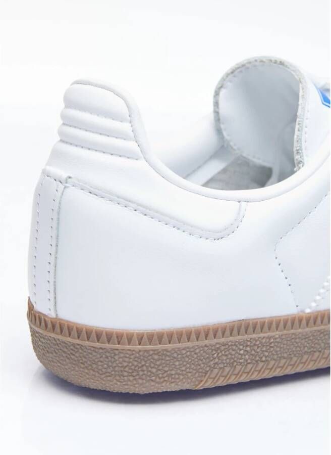 Adidas Leren Sneakers met Suède Neuspaneel White Heren
