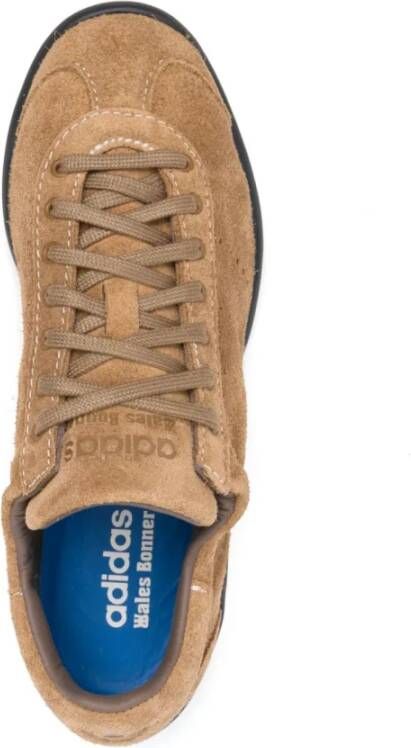 Adidas Lichtbruine Suède Veterschoenen