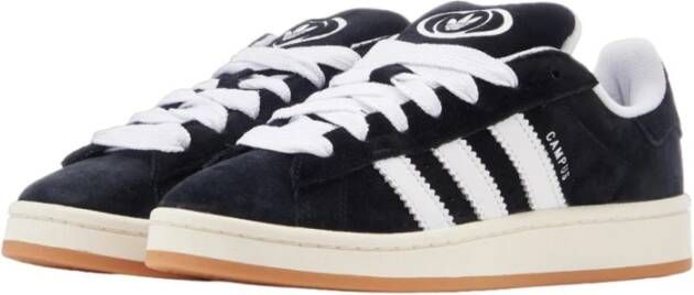 Adidas Luxe Leren Sneakers met Off-White Tussenzool Black Heren
