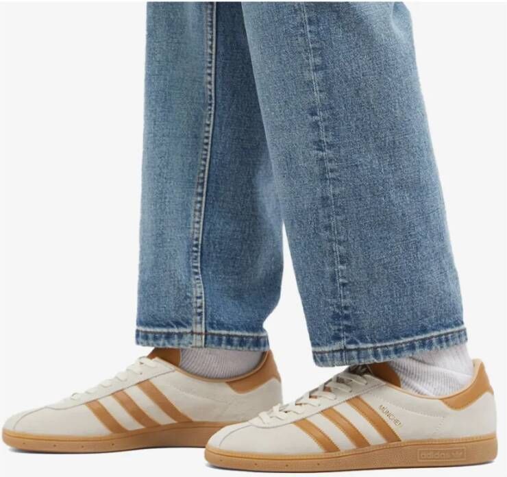Adidas Munchen Gy7399 Cream White Sneakers Beige Heren