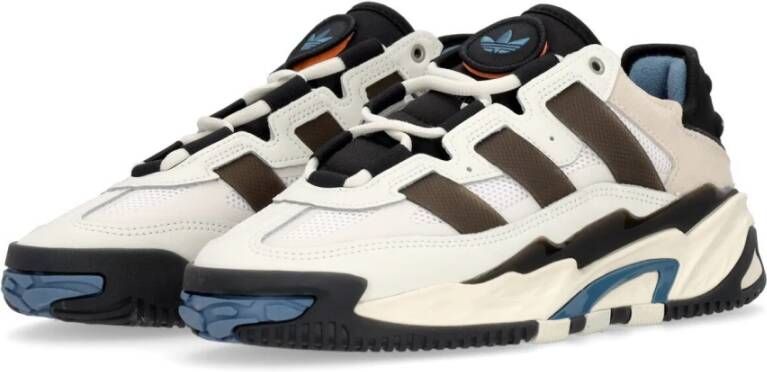 Adidas Niteball Sneakers Kristal Wit Zwart Multicolor Heren