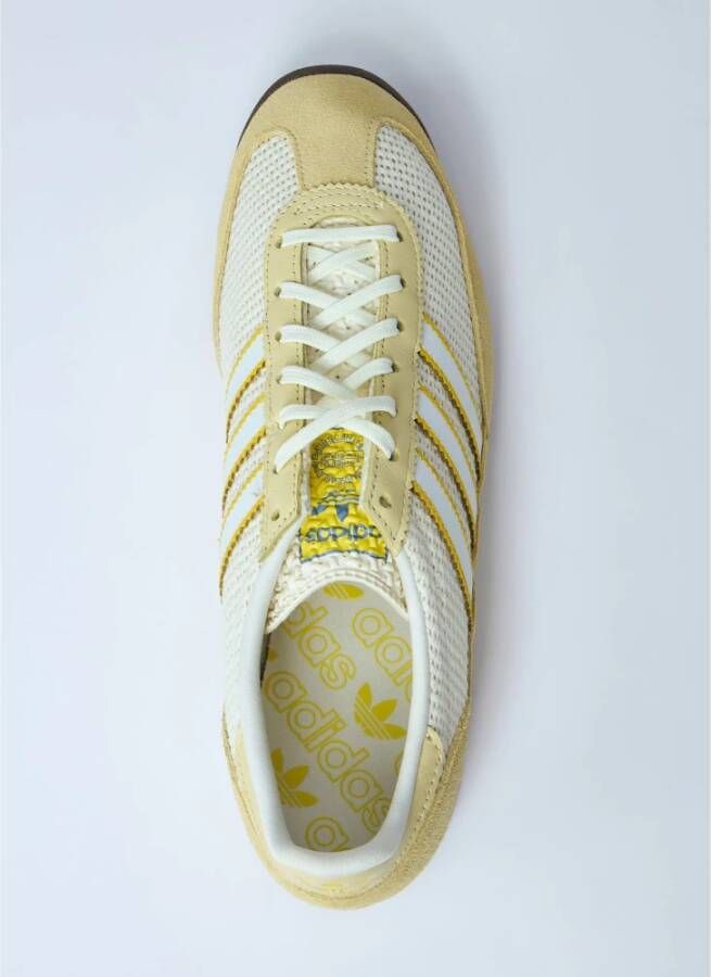 Adidas Nylon Sneakers met Suède Contrastpanelen