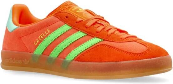 Adidas Oranje Sneakers Veters Ronde Neus