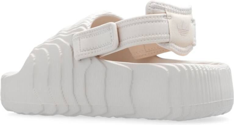 adidas Originals Adilette 22 XLG platform sandalen Beige Dames