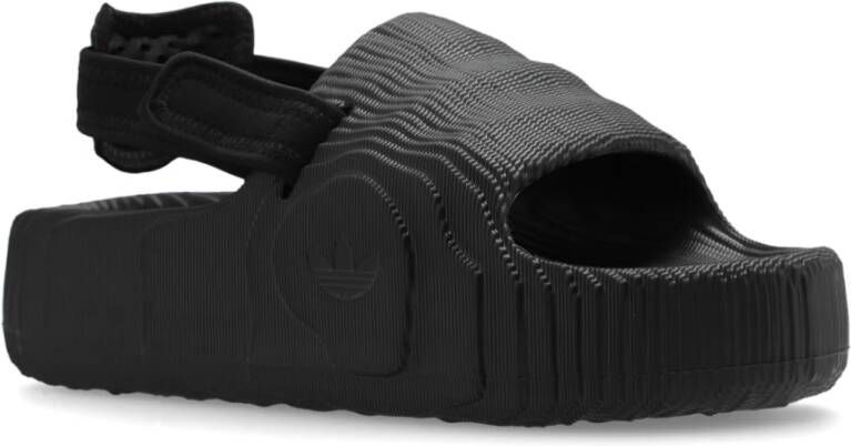 adidas Originals Adilette 22 XLG platform sandalen Black Dames