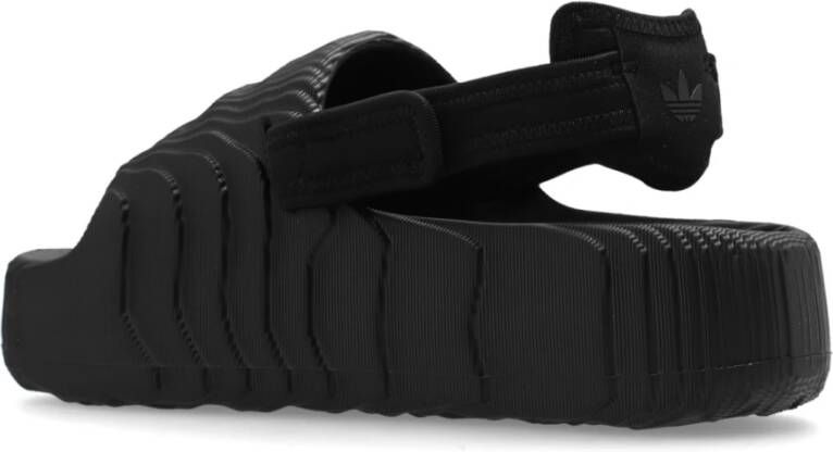 adidas Originals Adilette 22 XLG platform sandalen Black Dames