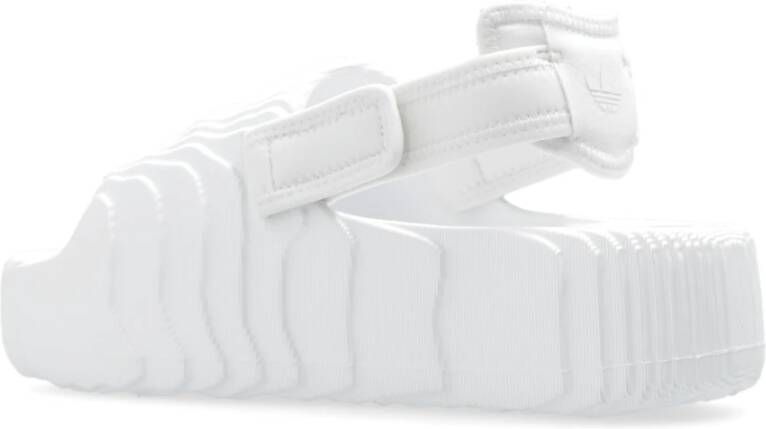 adidas Originals Adilette 22 XLG platform sandalen White Dames