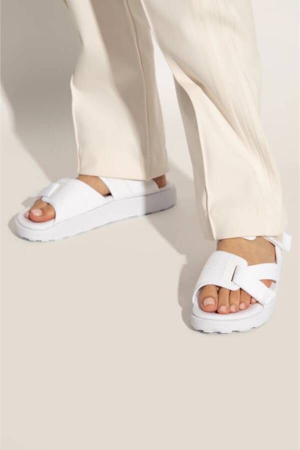 adidas Originals Flat Sandals Wit Dames