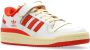 Adidas Originals Witte en Oranje Forum 84 Lage Sneakers Multicolor - Thumbnail 14