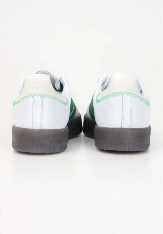 adidas Originals Groene en witte Samba Sneakers White Heren