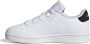 Adidas Originals Kinder Sneakers Advantage K Wit Zwart White Unisex - Thumbnail 5