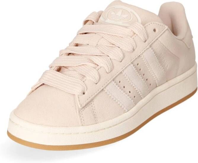adidas Originals Leren Campus Sneaker Pink Dames