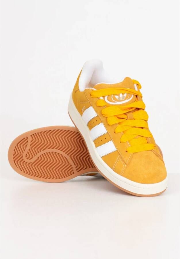 adidas Originals MultiColour Campus Sneakers Geel Wit Multicolor Heren