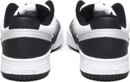 adidas Originals Retro Leren Basketbalsneakers Zwart Multicolor Heren