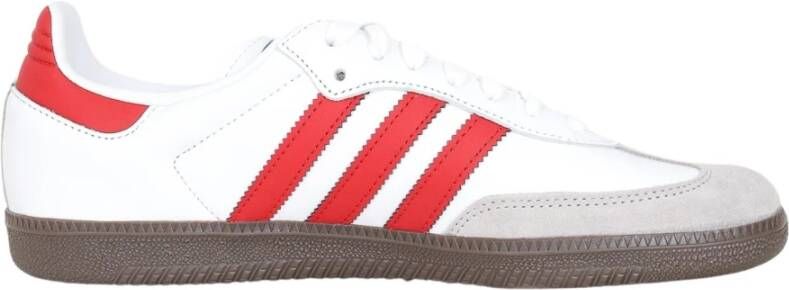 adidas Originals Samba OG Wit Rood Sneakers White Heren