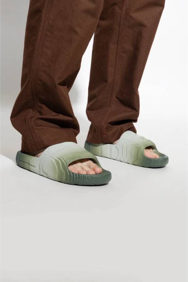 adidas Originals Adilette 22 slippers Groen Heren