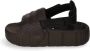 Adidas Originals Slip-On Sandalen met Verstelbare Band Black Dames - Thumbnail 11