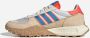 Adidas Kristal Witte Lage Sneaker Blauw Rood Multicolor - Thumbnail 4