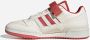 Adidas Originals Forum Low Heren Sneakers Schoenen Wit-Rood GW2043 - Thumbnail 10