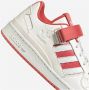 Adidas Originals Forum Low Heren Sneakers Schoenen Wit-Rood GW2043 - Thumbnail 11