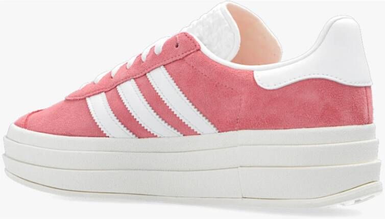 adidas Originals Roze en witte Gazelle Bold sneakers Roze Dames