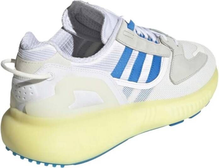 adidas Originals Witte Leren Sneakers met Boost Technologie Wit Heren