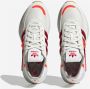 Adidas ORIGINALS Retropy F2 Sneakers Core White Better Scarlet Solar Red Heren - Thumbnail 6
